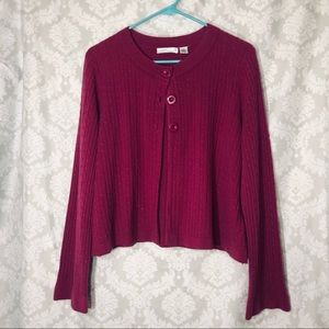 Luxe 360 Cardigan Sweater L